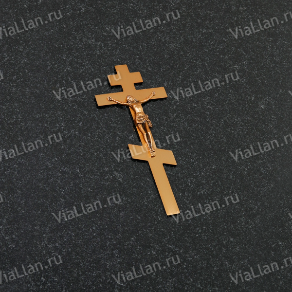 Крест V5 P1 (20*8,5, Бронза, цвет Бронза, Православный) арт:1294