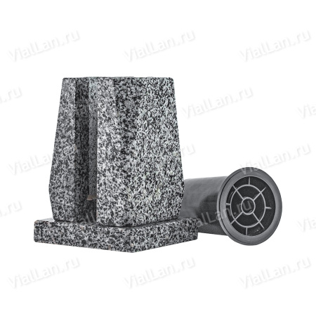 Ваза Бочка (23*15*15, гранит Покост, с вкладышем) арт:770