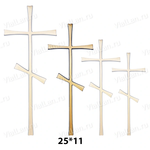 Крест BK 20 (25 см, Бронза, цвет Бронза, Православный) арт:1317