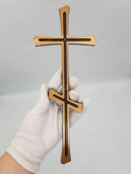 Крест V2 (30*11см, Бронза, цвет Бронза, Православный) арт:1712